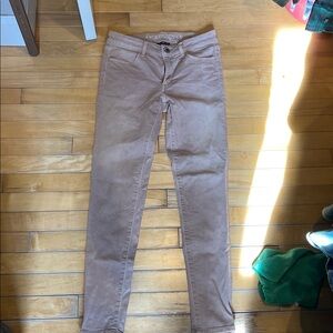 Size 6 American Eagle Outfitters Beige pink Super Stretch Pants Circa 2016